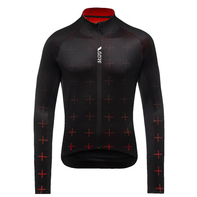 Gore Wear C5 Thermo Trikot Jersey Herren Black Fireball