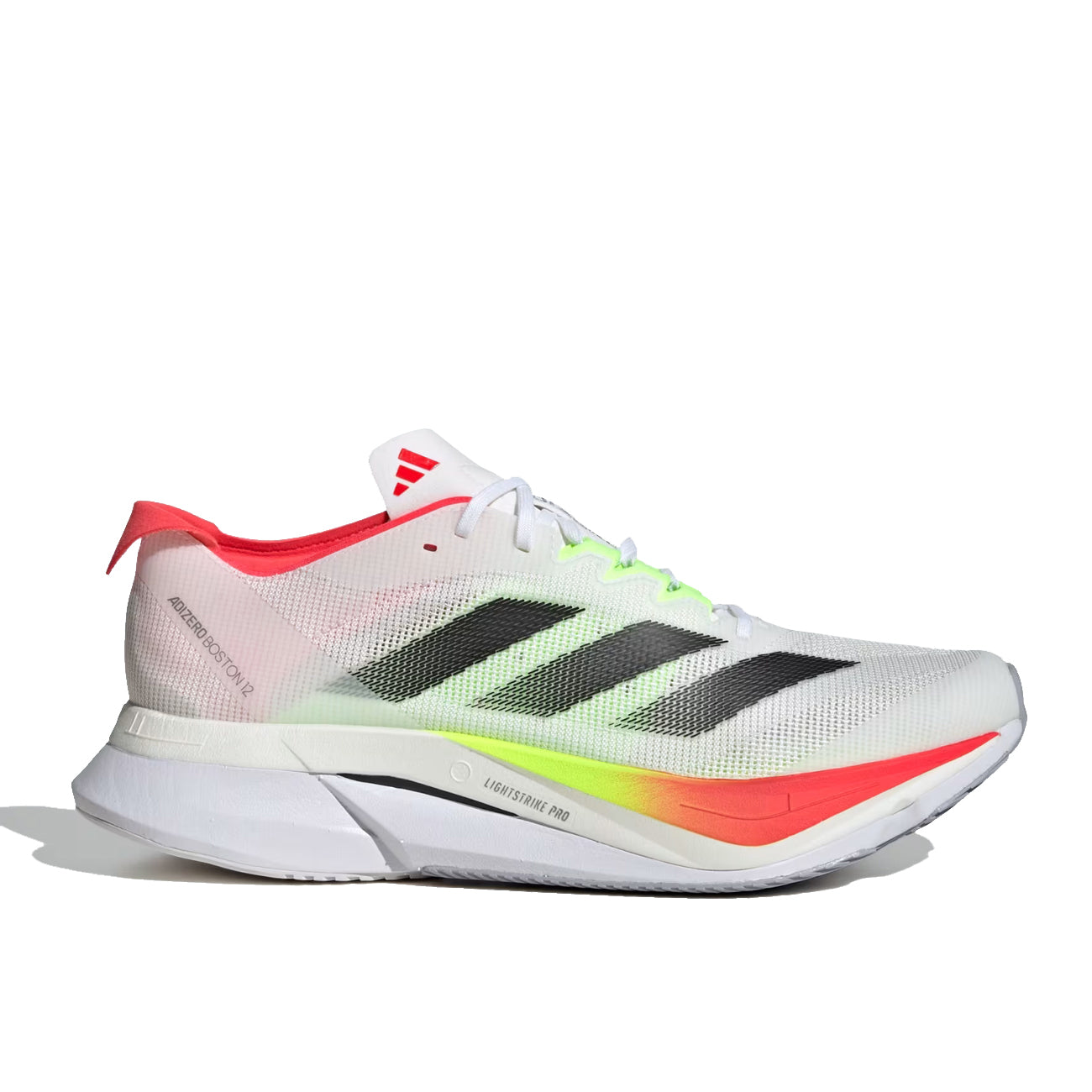 adidas Boston 12 Herren Cloud White Core Black Lucid Red