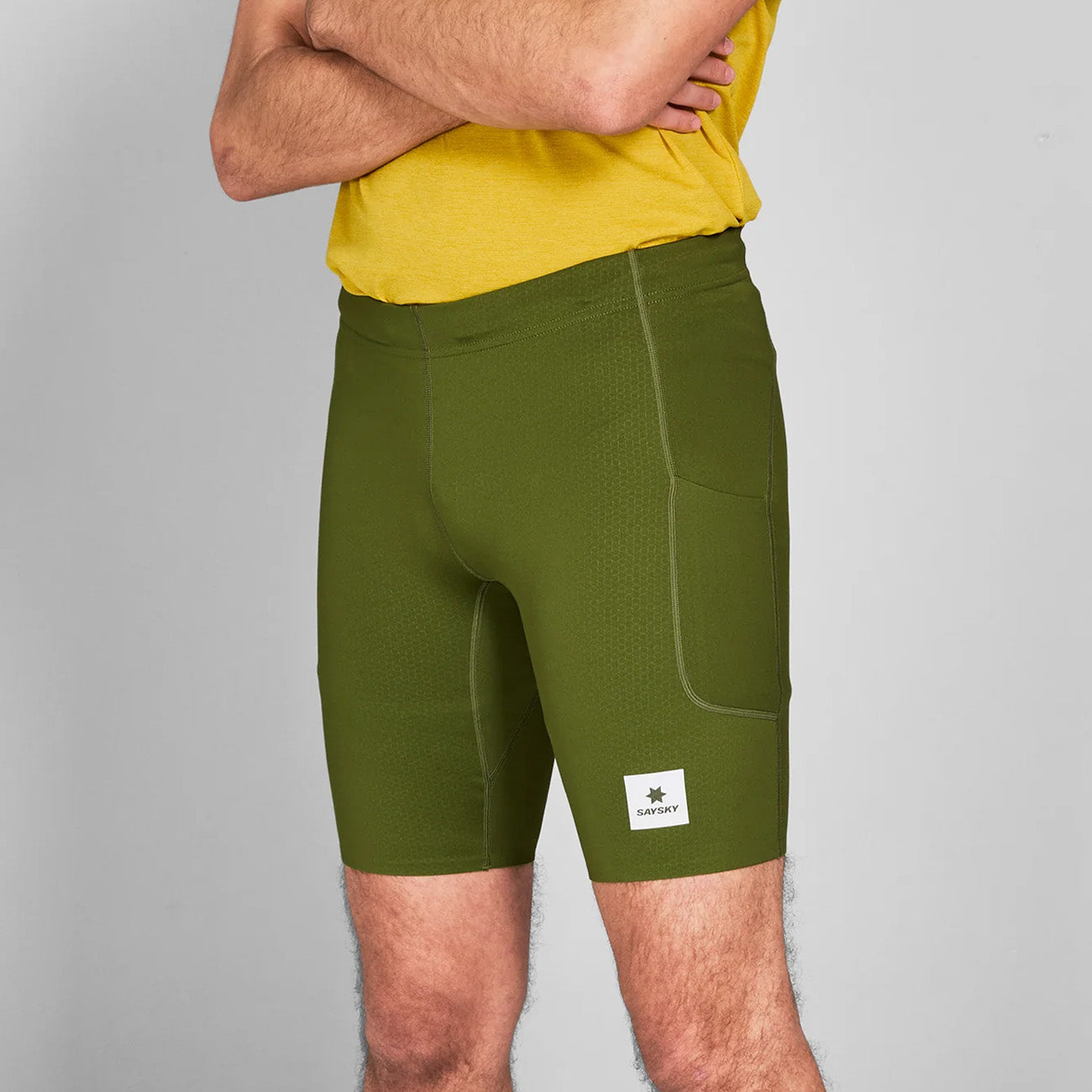 Saysky Combat+ Short Tights 9" Green