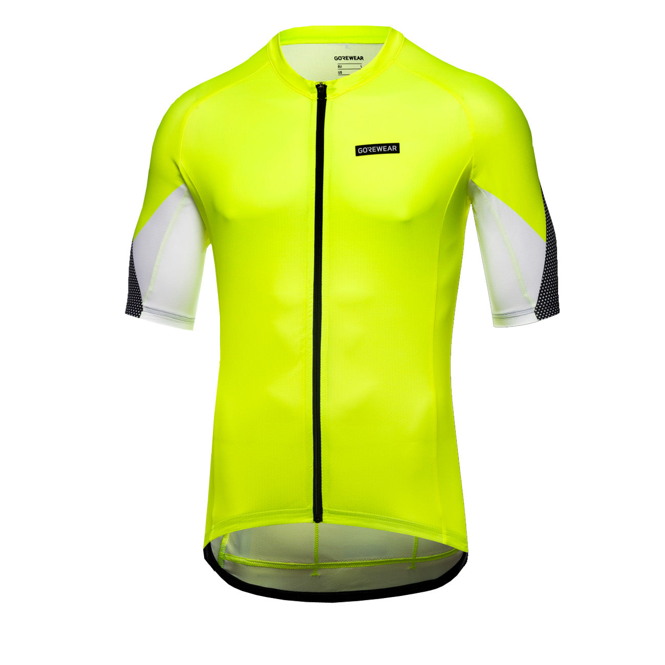 Gore Wear Spirit Triangles Jersey Herren Neon Yellow White