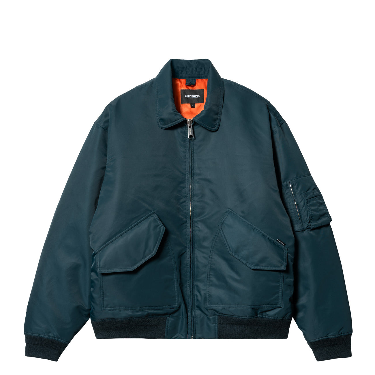 Carhartt WIP Olten Bomber Herren Duck Blue Turmeric