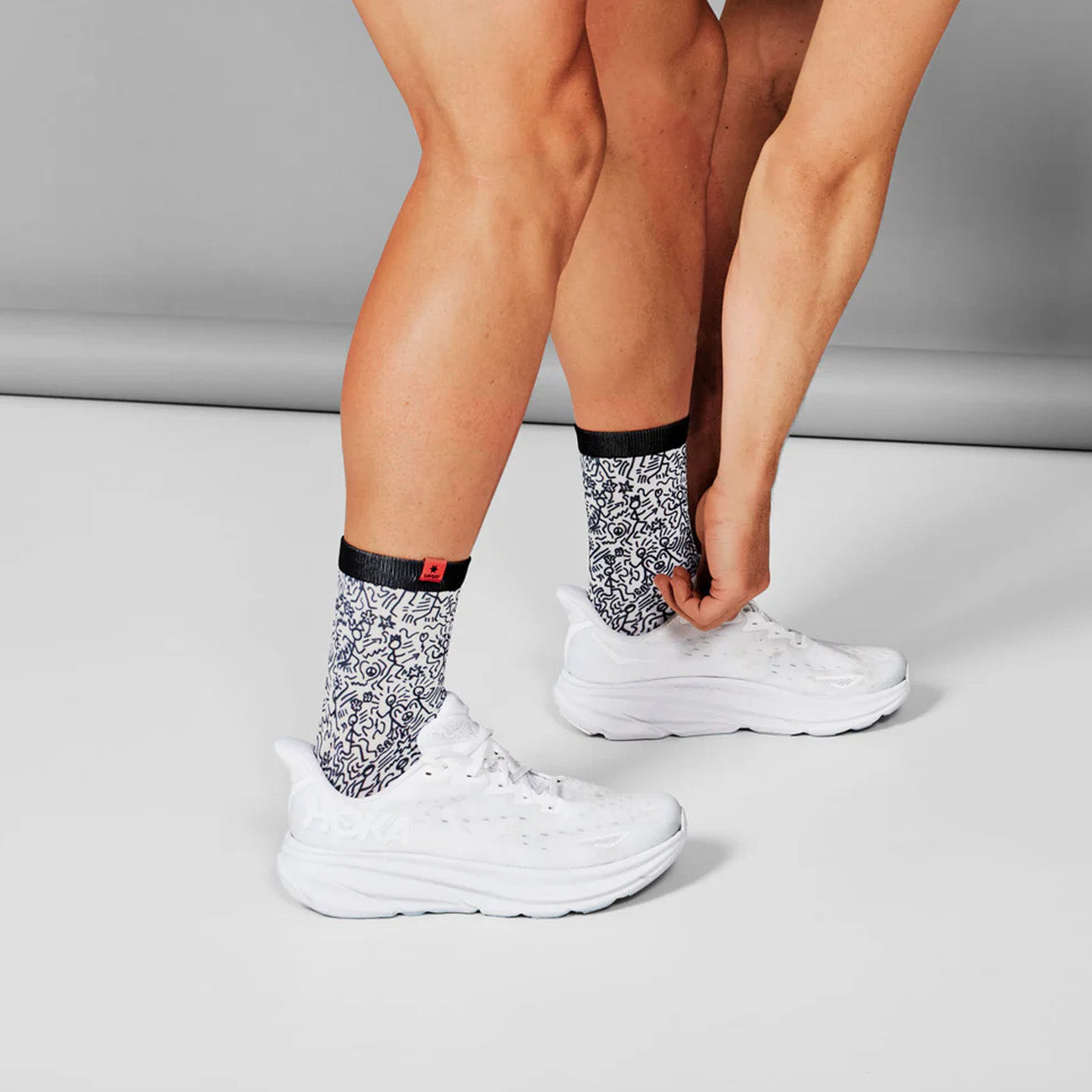 Saysky High Combat Socks White