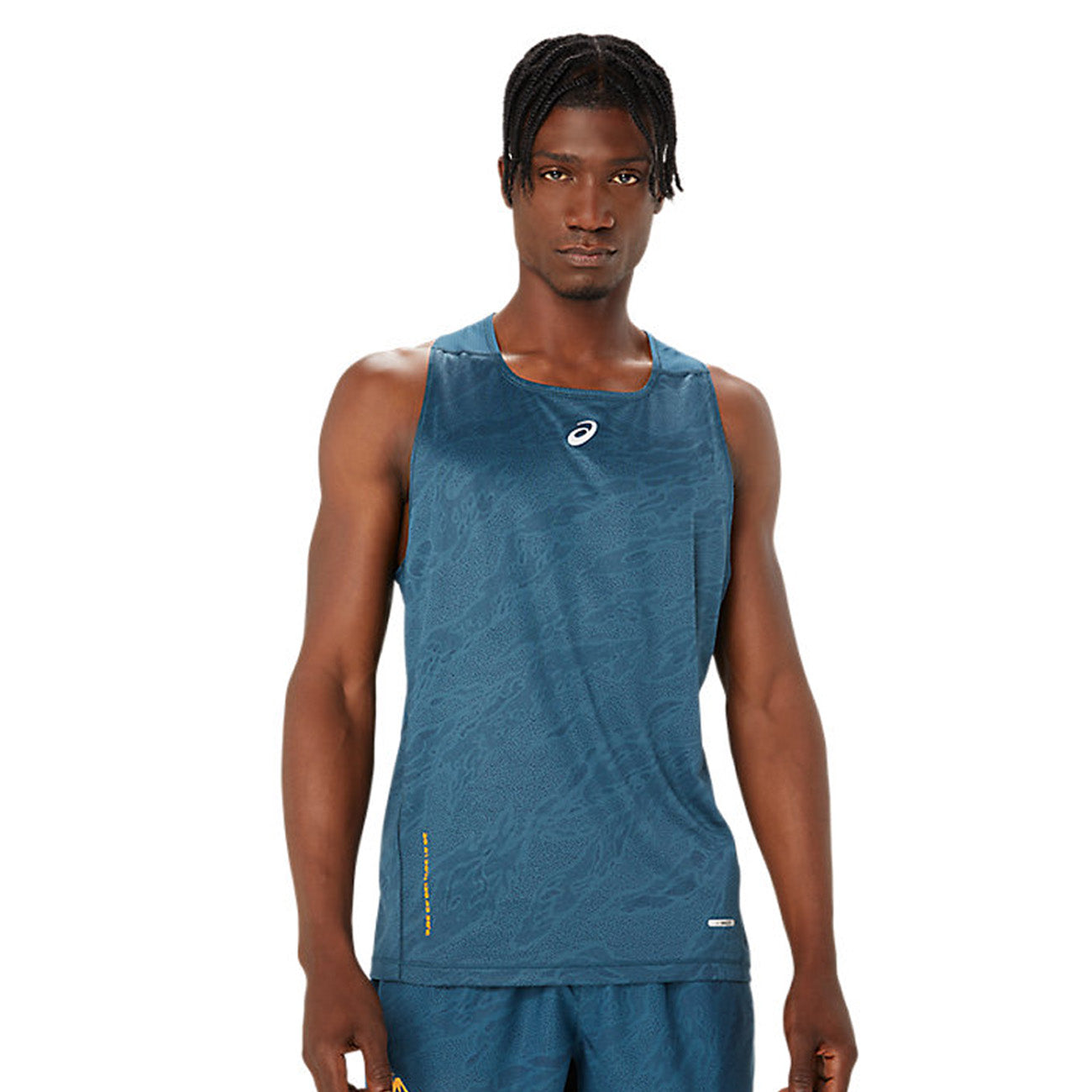 Asics Fujitrail Singlet Herren Magnetic Blue