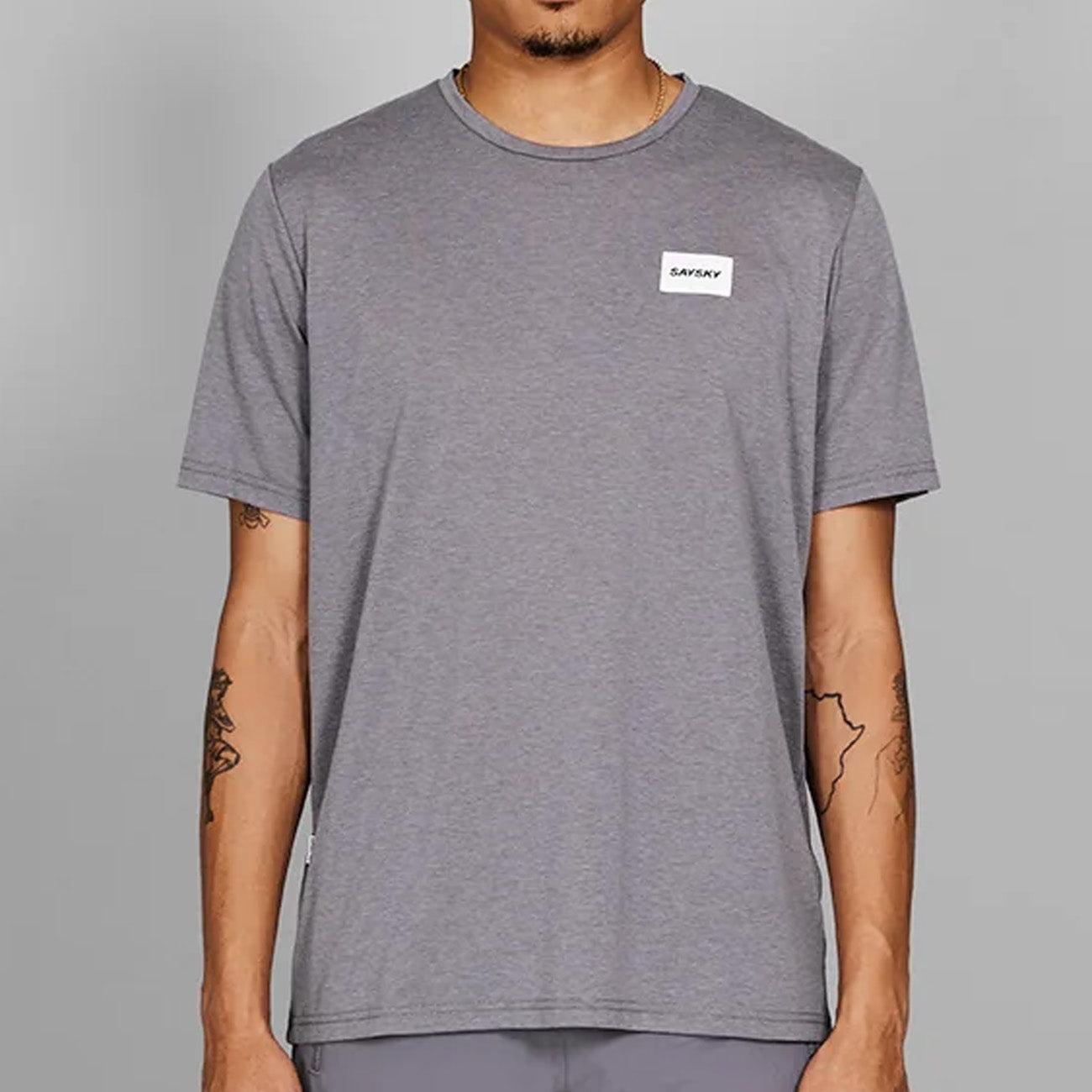 Saysky Clean Motion T-Shirt Grey Melange