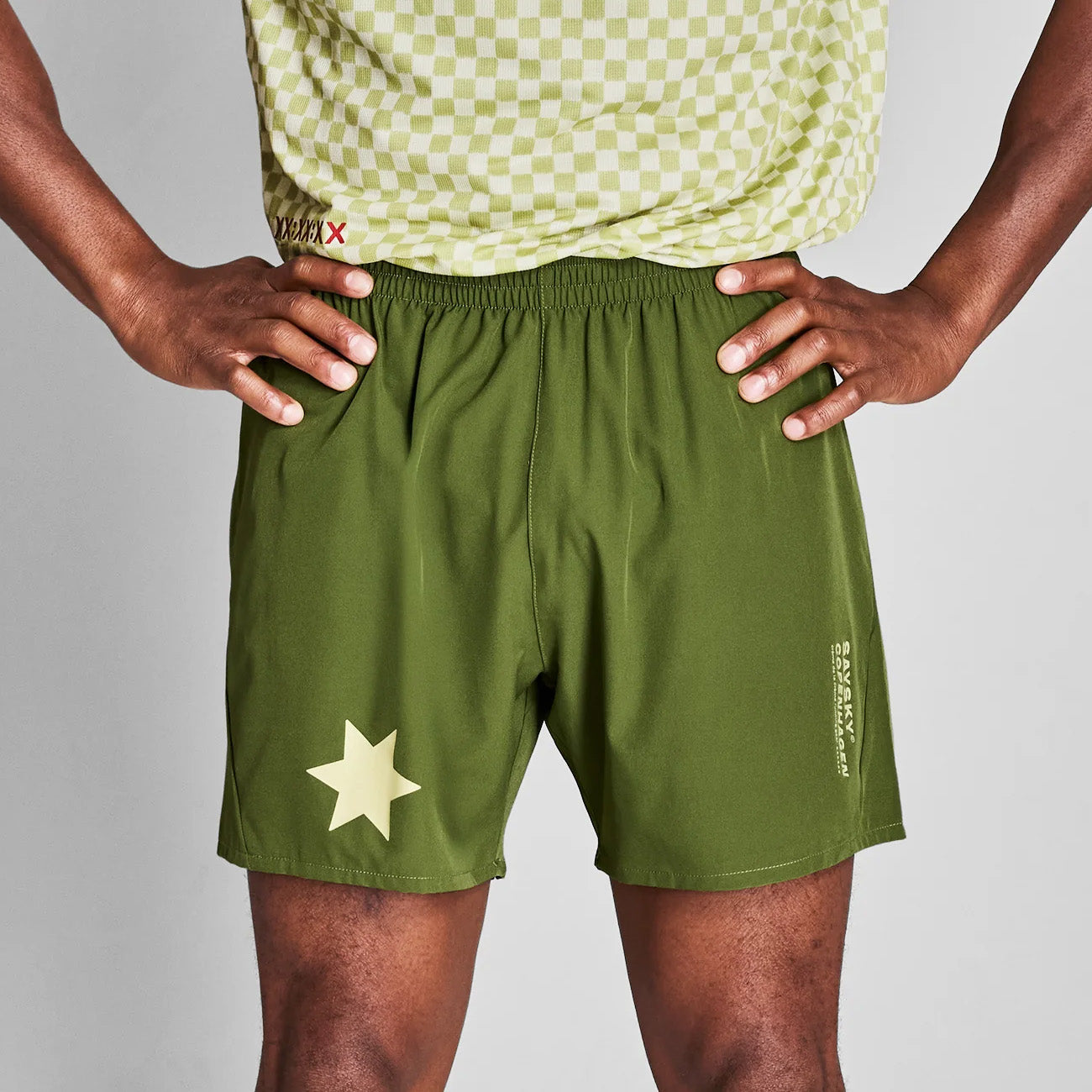 Saysky Statement Pace Shorts 5'' Green