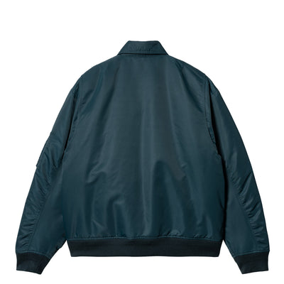 Carhartt WIP Olten Bomber Herren Duck Blue Turmeric