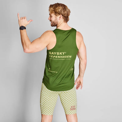 Saysky Statement Combat Singlet Green