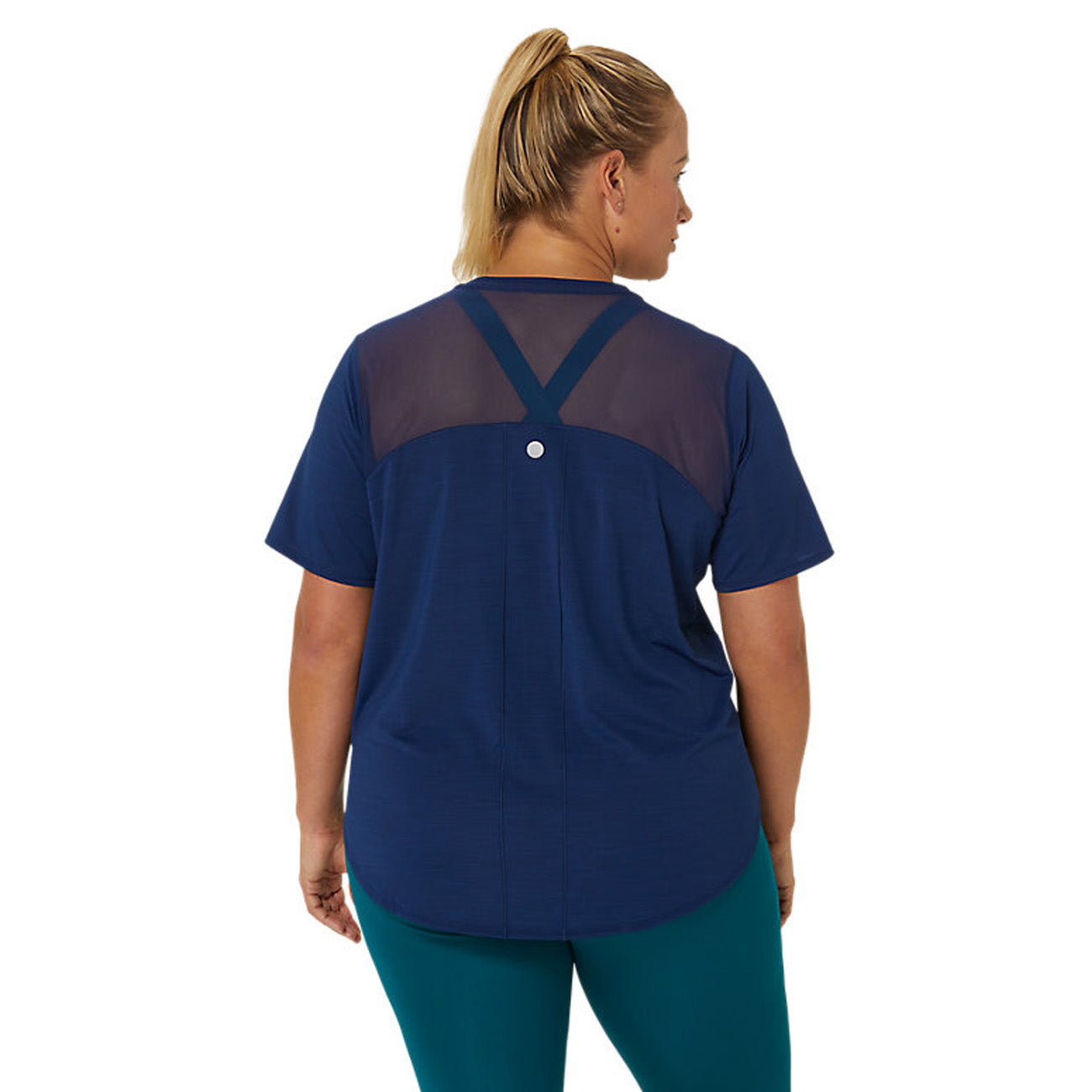 Asics Road SS Top Damen Blue Expanse