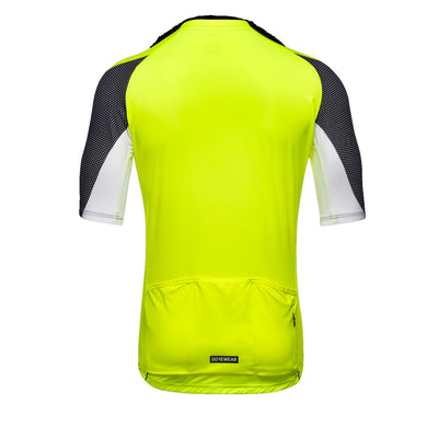 Gore Wear Spirit Triangles Jersey Herren Neon Yellow White