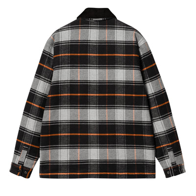 Carhartt WIP Baris Shirt Jac Baris Check Grey Heather