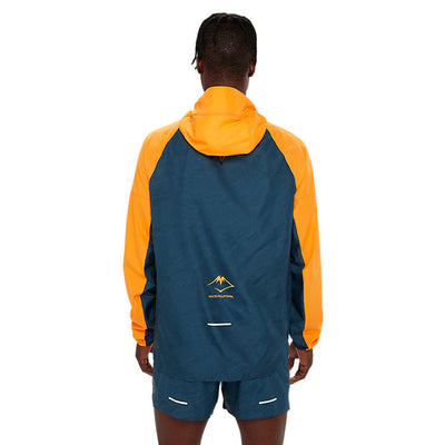 Asics Fujitrail Packable Windbreaker Herren Fellow Yellow Magnetic Blue