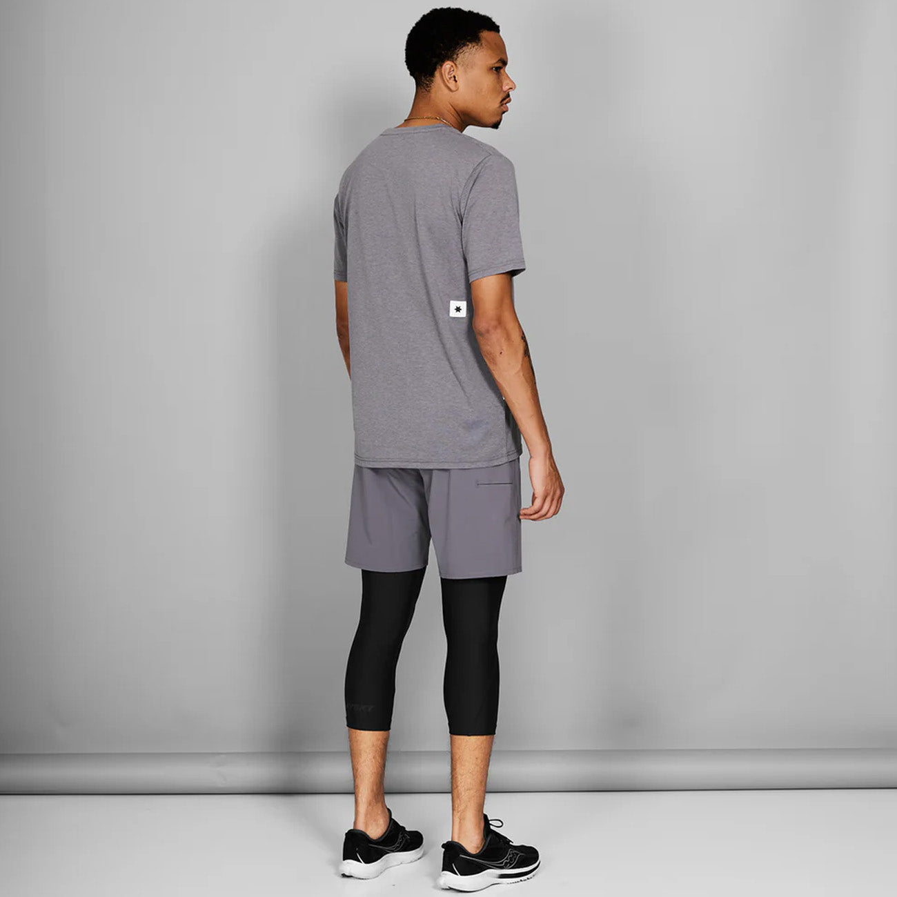 Saysky Clean Motion T-Shirt Grey Melange