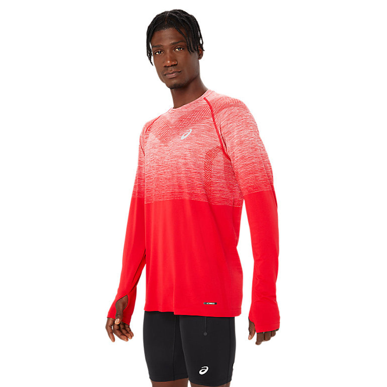 Asics Seamless LS Top Herren Classic Red