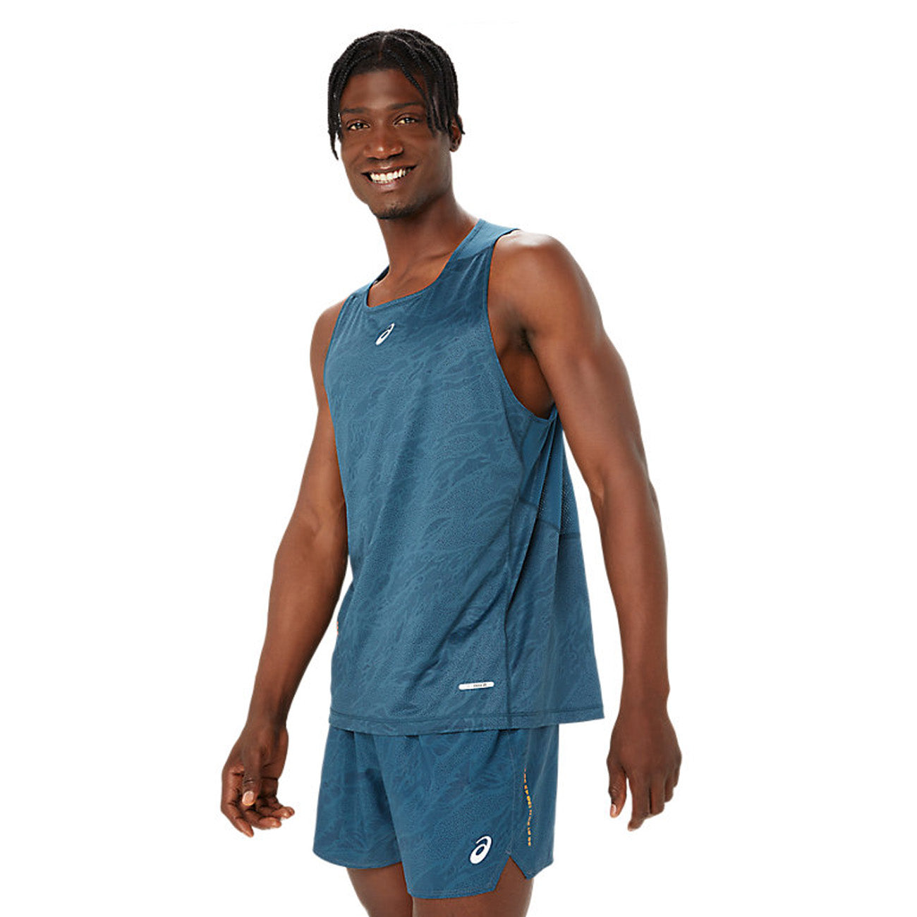 Asics Fujitrail Singlet Herren Magnetic Blue