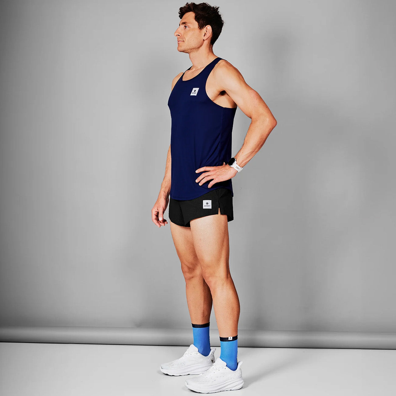 Saysky Clean Flow Singlet Blue