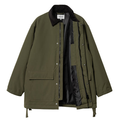 Carhartt WIP Clarton Coat Office Green Black