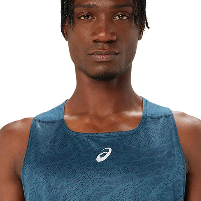 Asics Fujitrail Singlet Herren Magnetic Blue