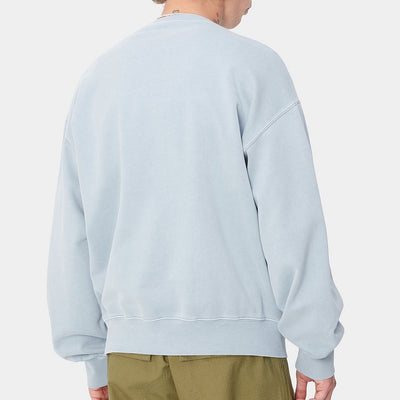 Carhartt WIP Vista Sweat Herren Dusty Ice Garment Dyed