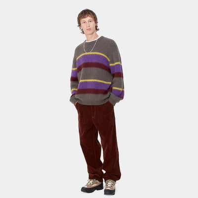 Carhartt WIP Merton Sweater Herren Sundling Stripe Aura