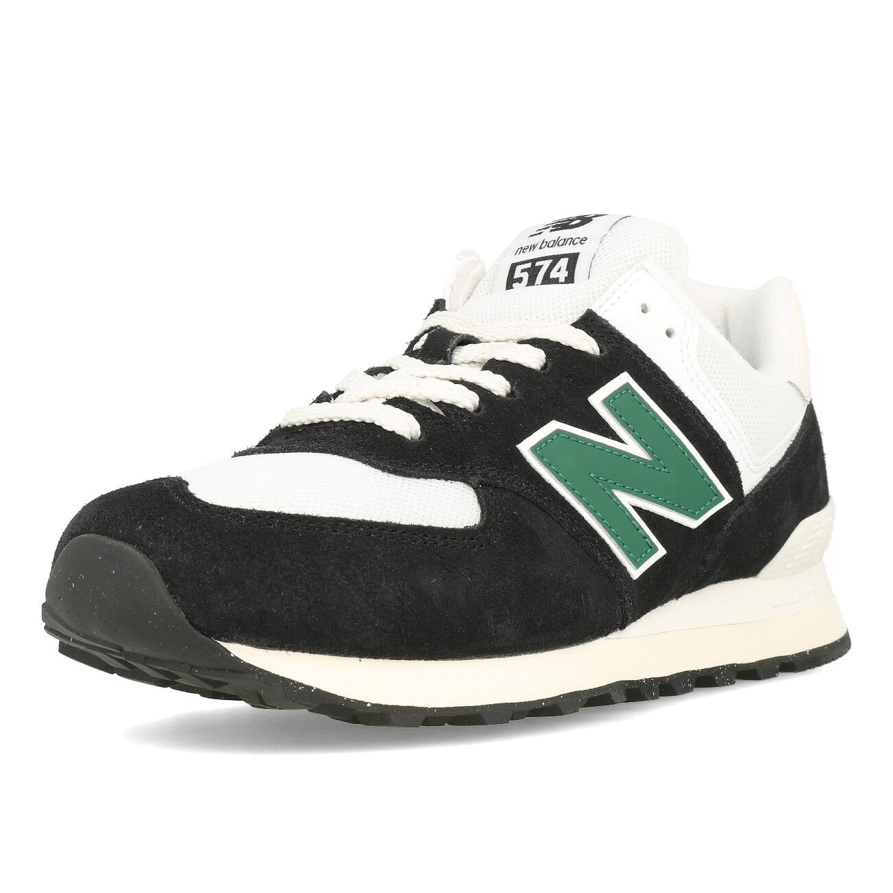 New Balance U 574 RBG Black White Marsh Green