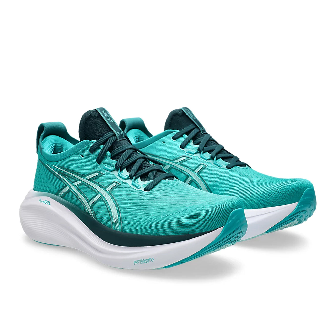 Asics Gel-Nimbus 27 Herren Wave Teal Saxon Green