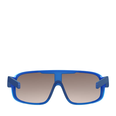 POC Aspire Sunglasses Opal Blue Translucent Brown Silver Mirror