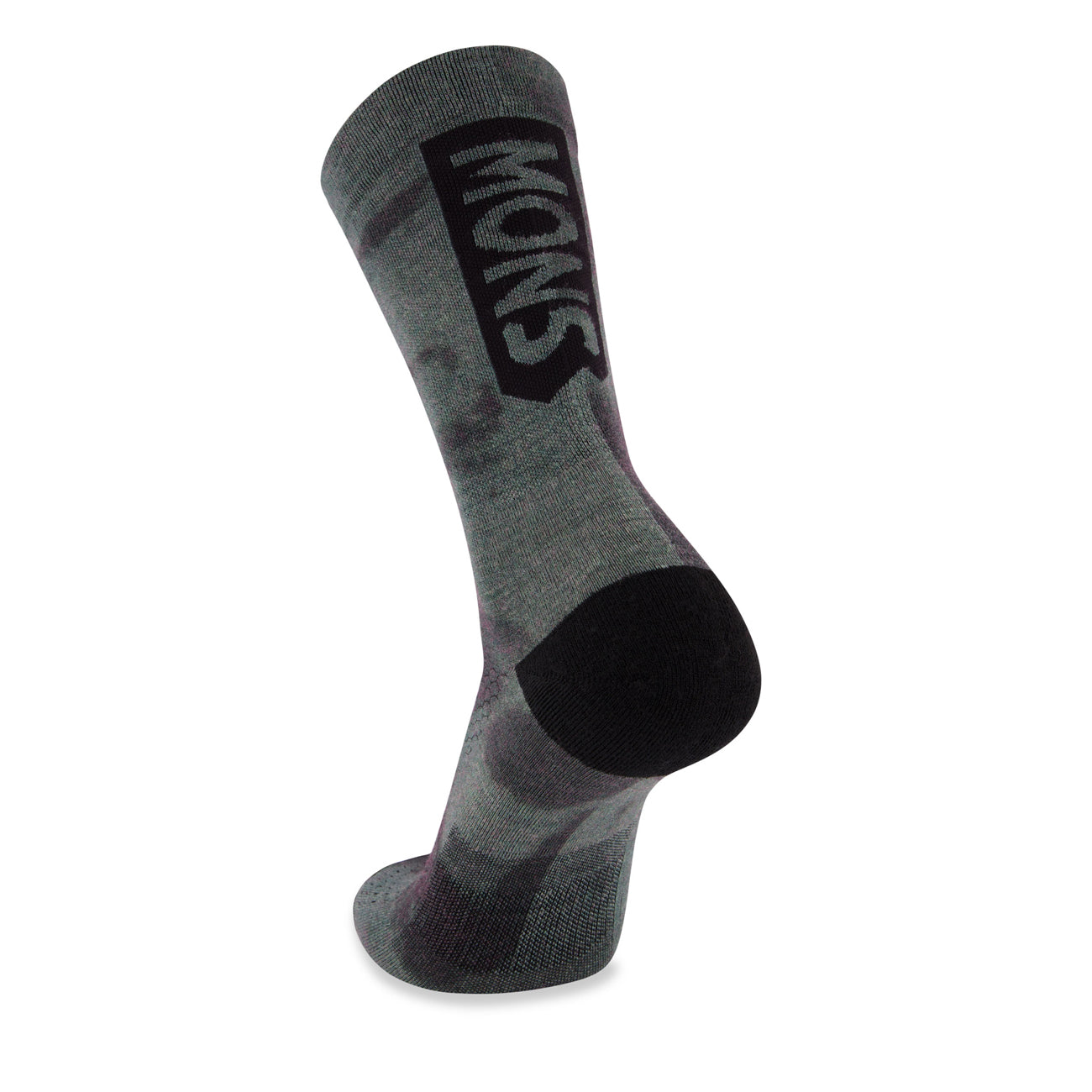 Mons Royale Atlas Crew Sock Digital Sage Tie Dye