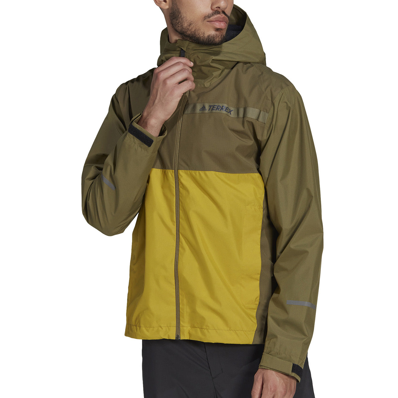 adidas Terrex Runster Rdy Olive Focus – Jacket Herren Multi Rain
